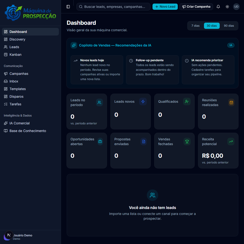 Máquina de Prospecção