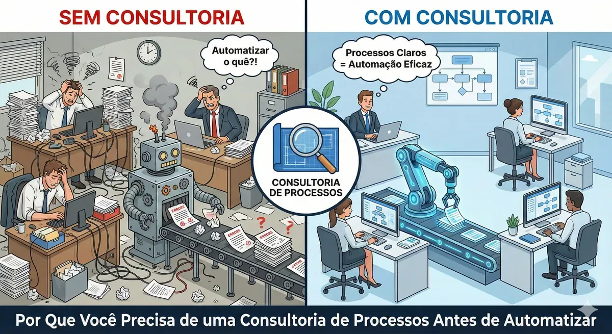 Por Que Você Precisa de uma Consultoria de Processos Antes de Automatizar